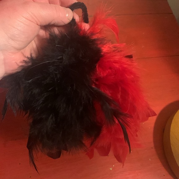 Flapper costume size L  red fringe guc - Picture 3 of 8